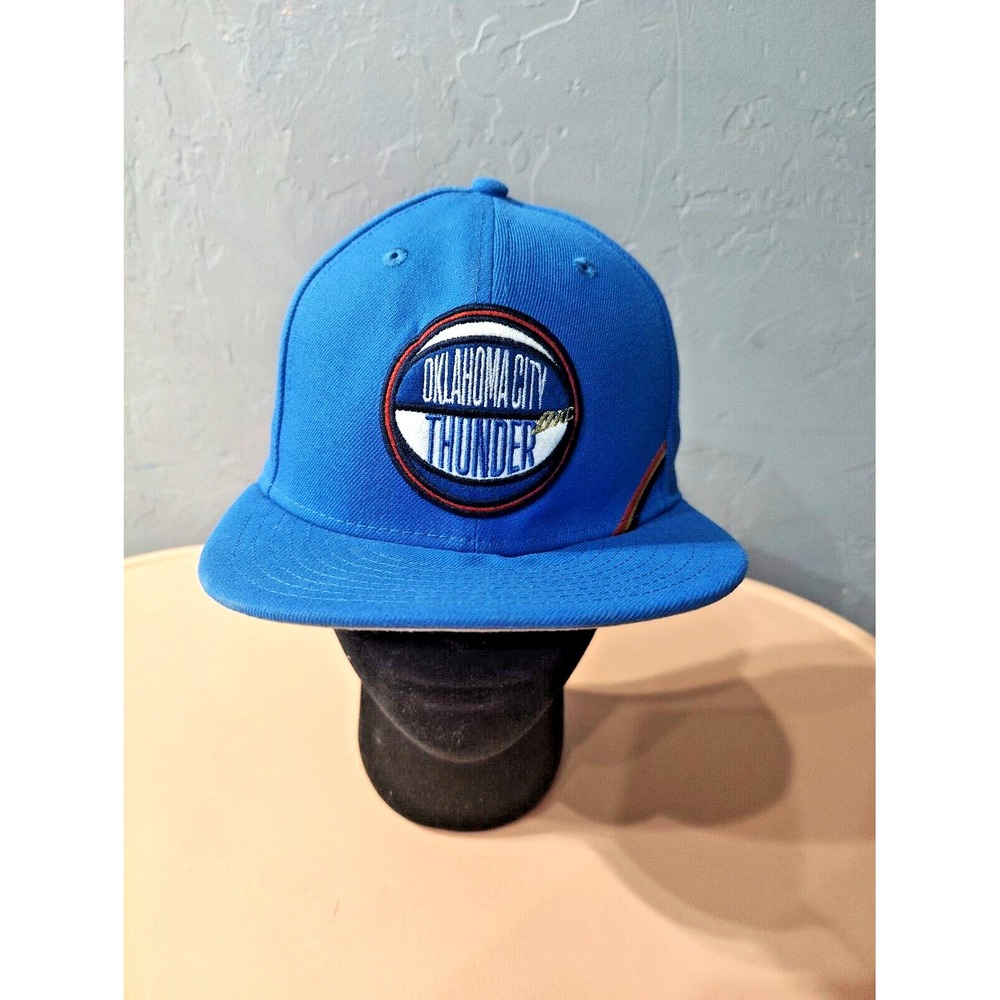New Era 5950 OKC Thunder Fitted Hat SCRIPT-Patch and Pin Special edition 7‎ 1/4
